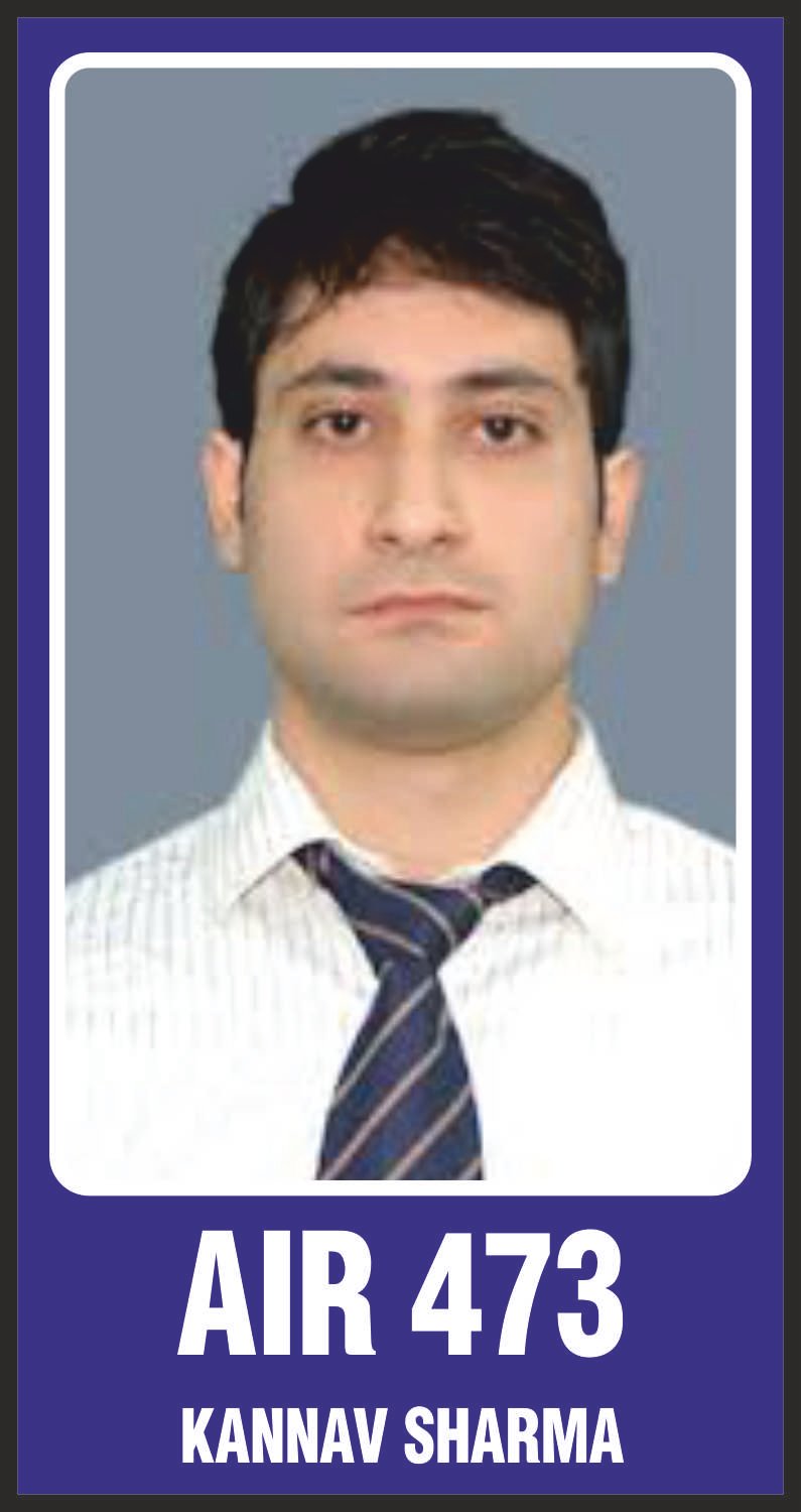 AIR 473 Kannav Sharma - Ramana Sri IAS Mathematics Optional student