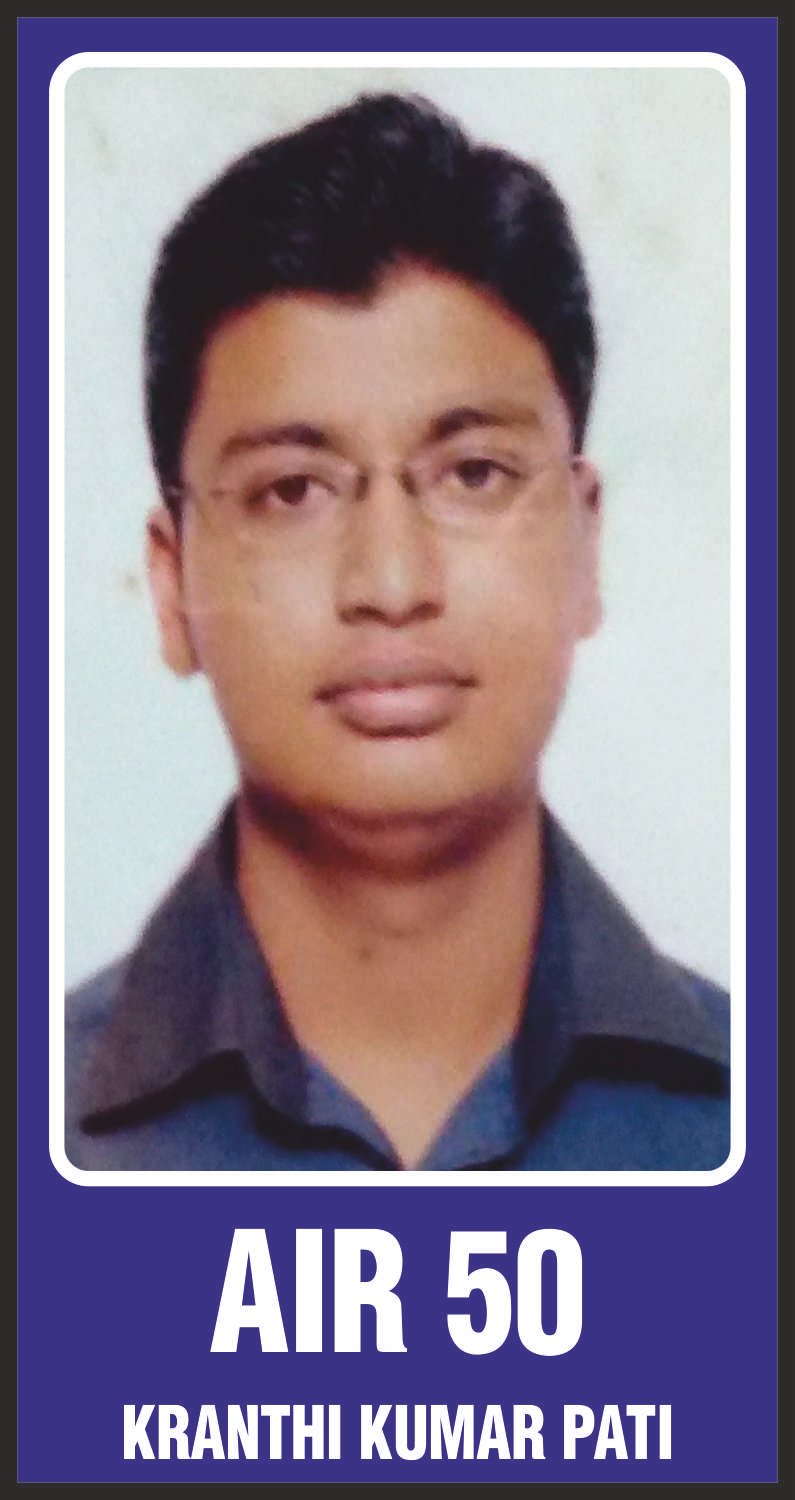 AIR 50 Kranthi Kumar Pati - Ramana Sri IAS Mathematics Optional student