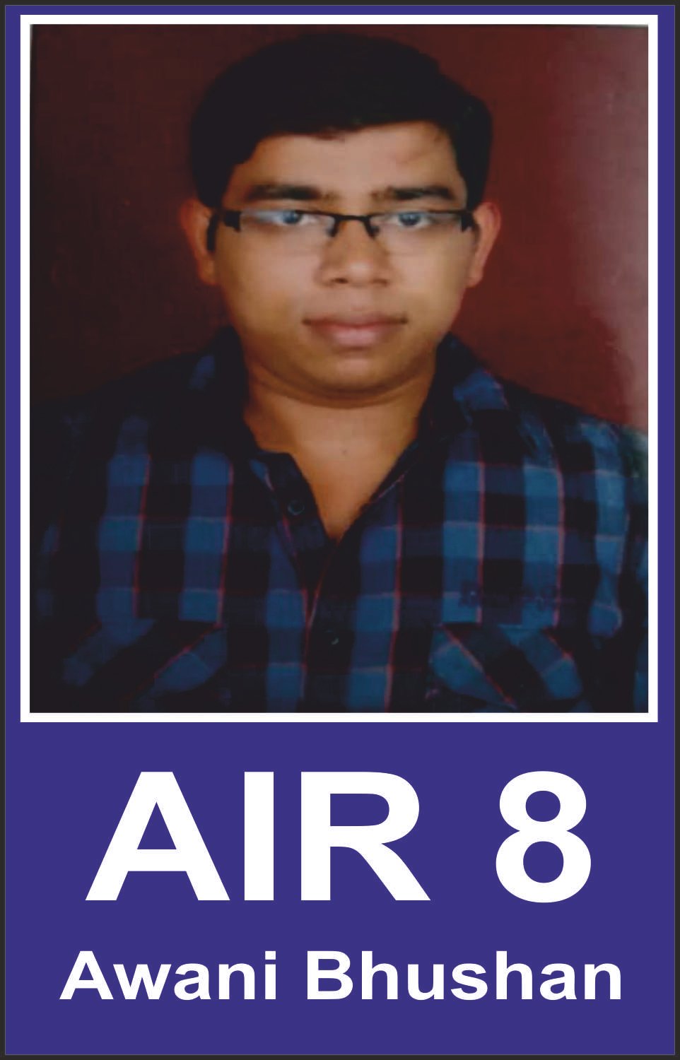 AIR 8 Awani Bhushan Rai - Ramana Sri IAS Mathematics Optional student