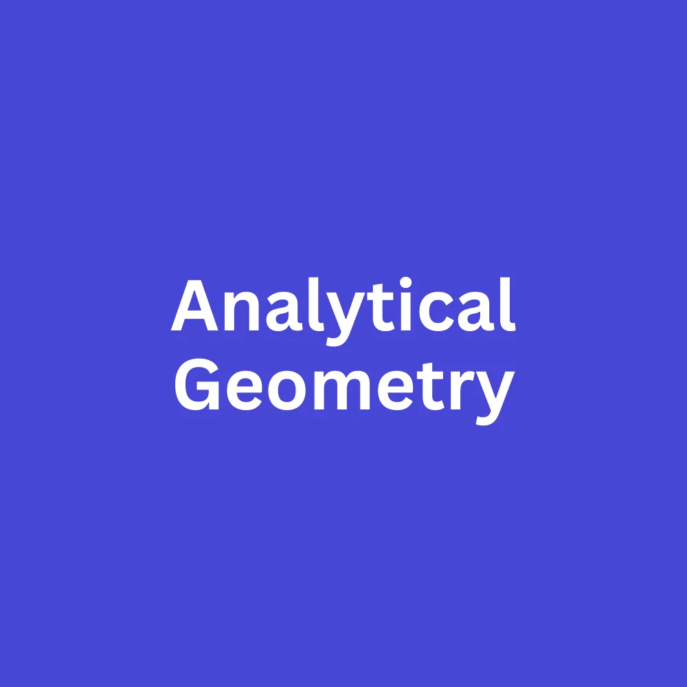 IFoS Maths Optional PYQs Analytical Geometry