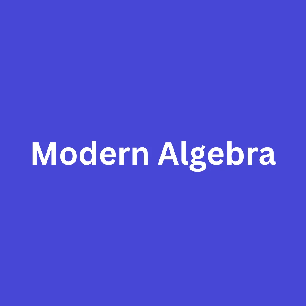 IFoS Maths Optional PYQs Modern Algebra