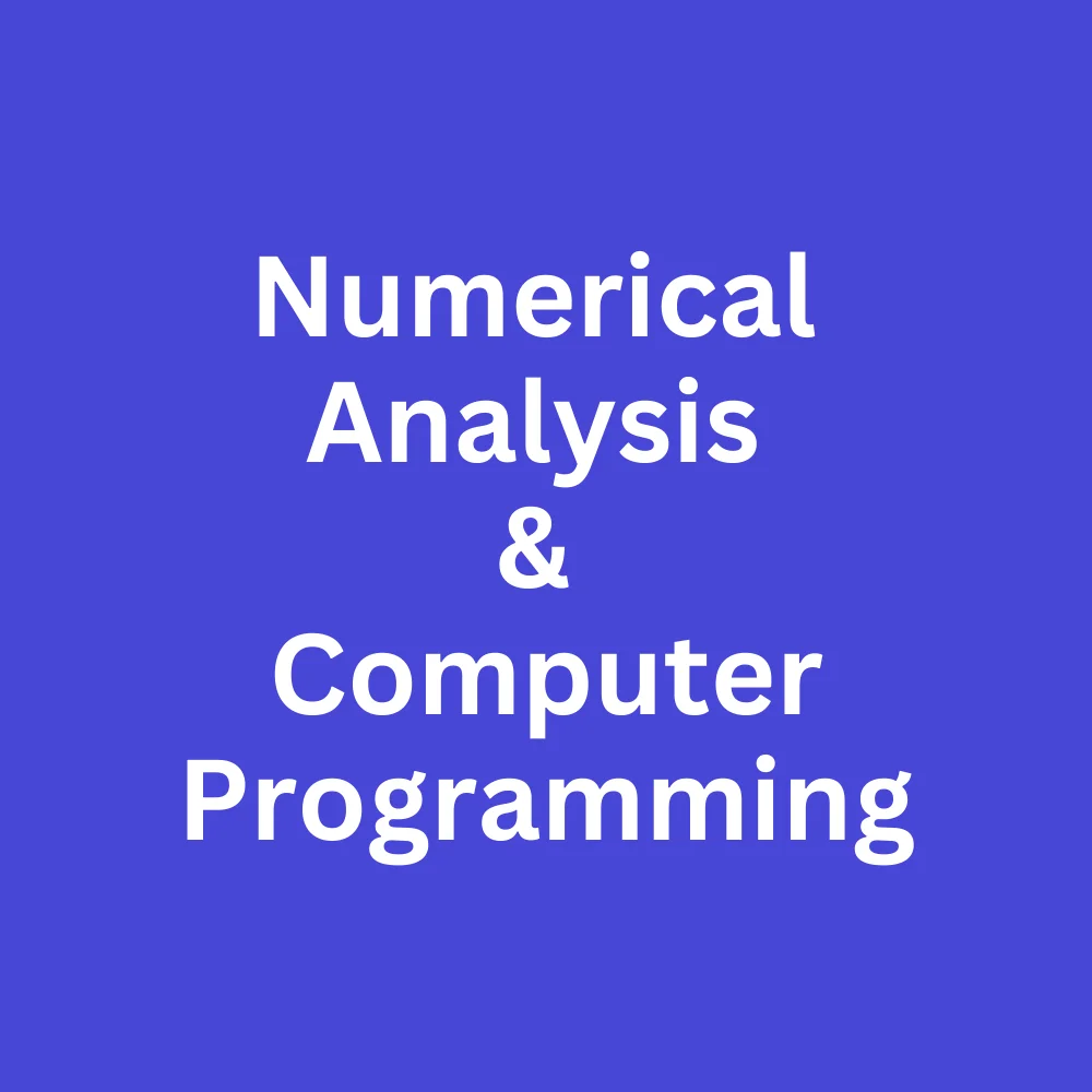 IFoS Maths Optional PYQs Numerical Analysis And Computer Programming
