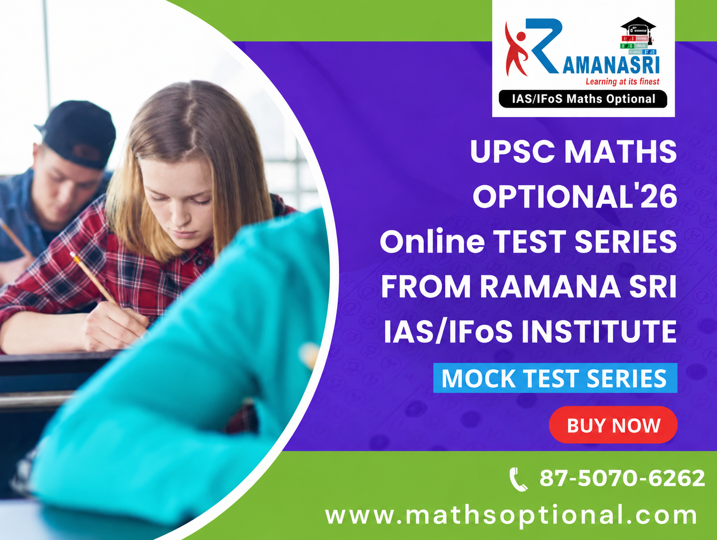 UPSC Maths Optional Test Series for 2026 Mains