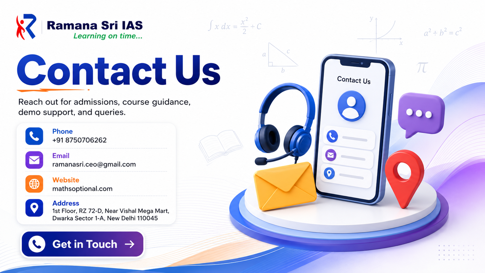 Contact Us - Ramana Sri IAS
