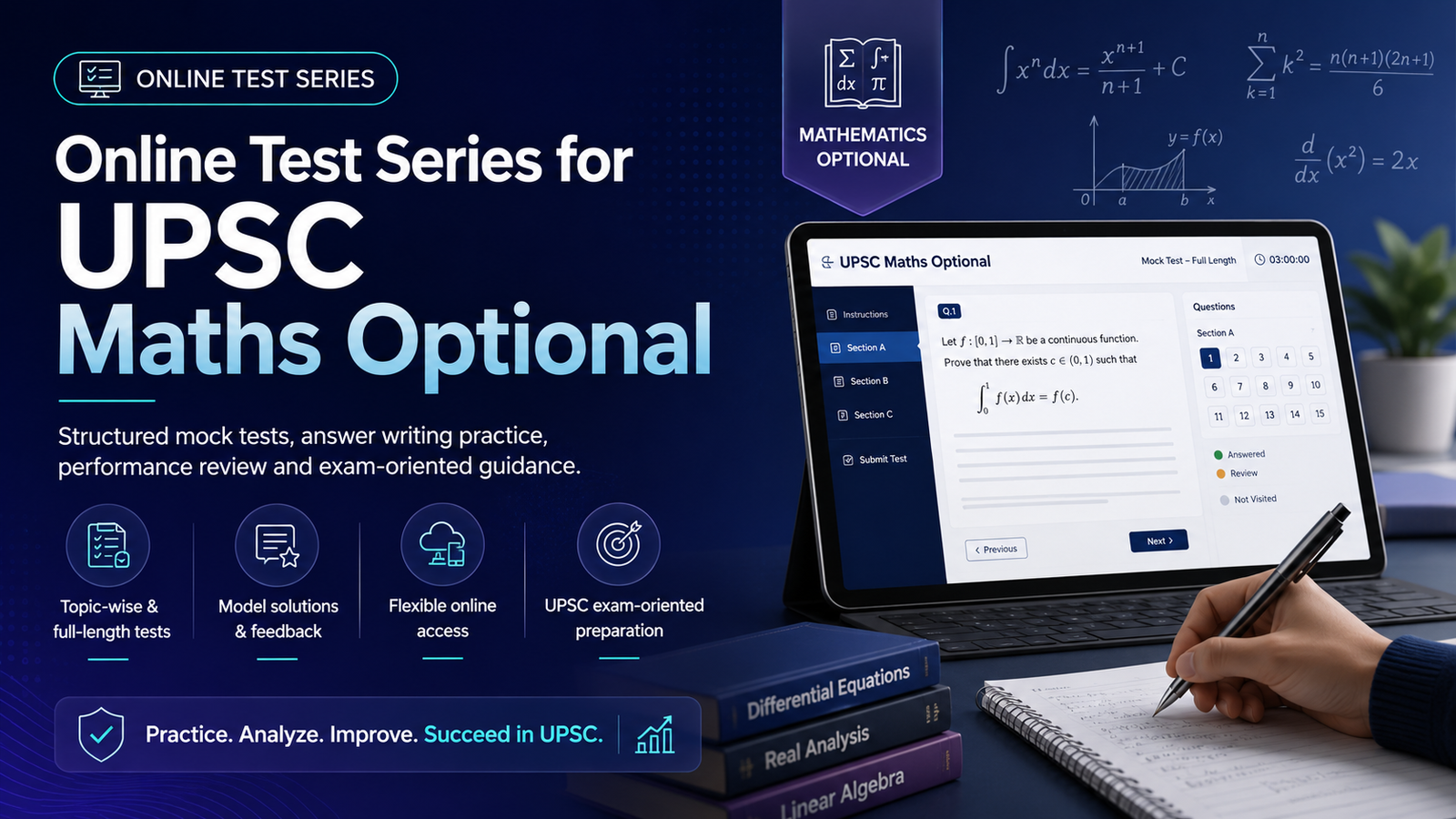 Online Test Series for UPSC Maths Optional by Ramana Sri IAS