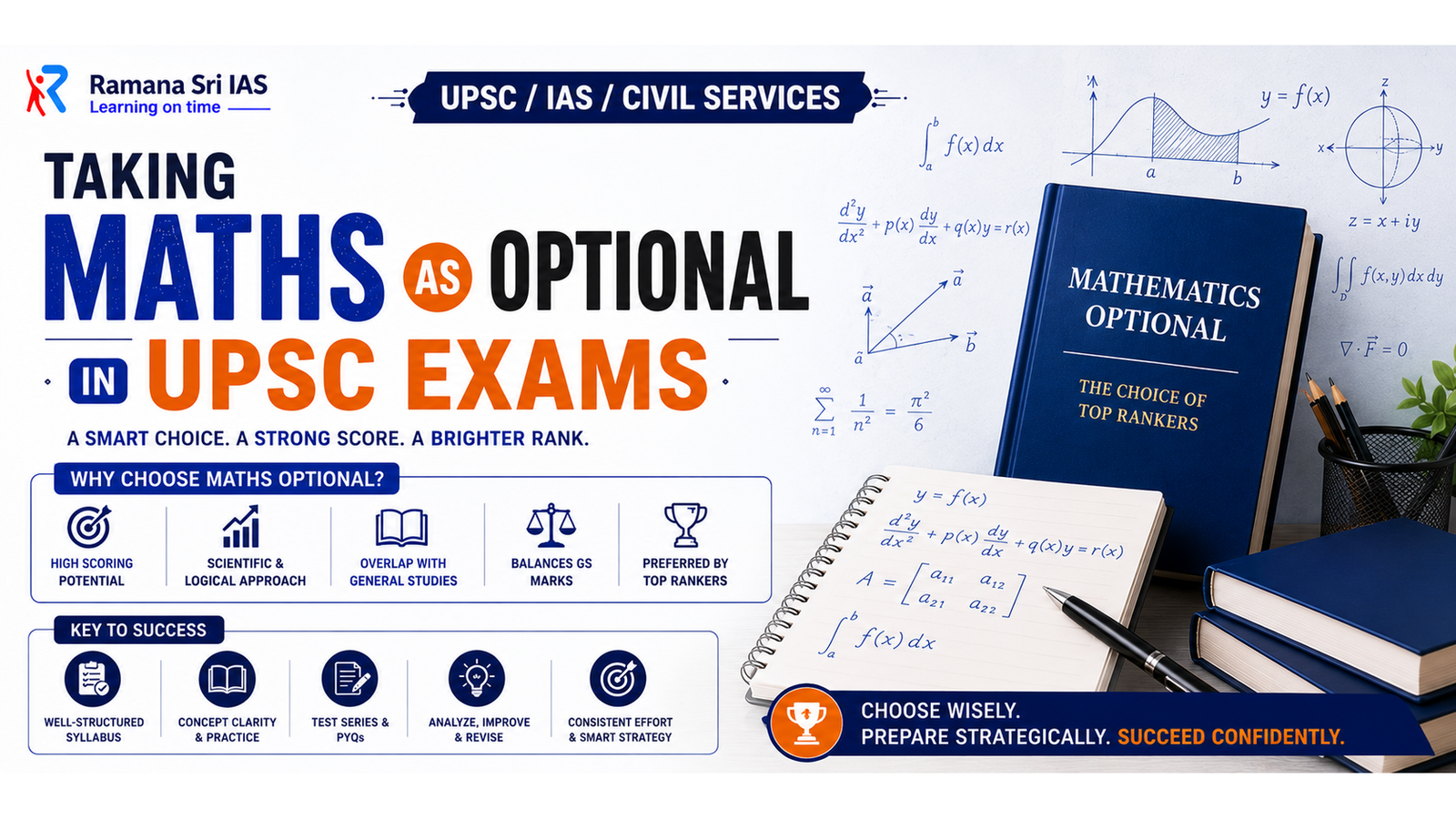 Taking Maths As Optional in UPSC Exams - Ramana Sri IAS