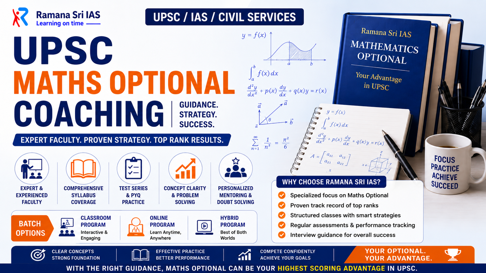UPSC Maths Optional Coaching - Ramana Sri IAS