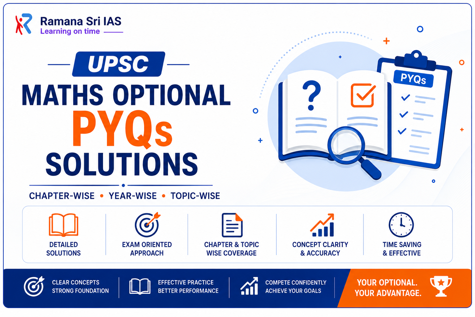 UPSC Maths Optional PYQs Solutions - Ramana Sri IAS