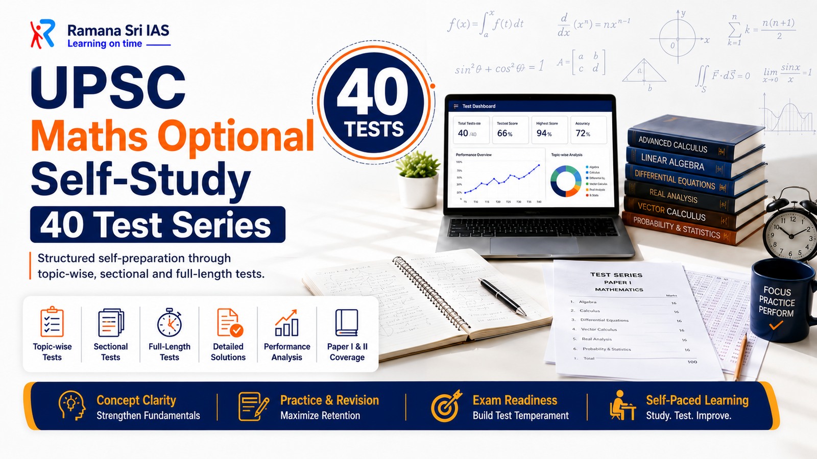 UPSC Maths Optional Self-Study 40 Test Series 2026 | Proven Practice