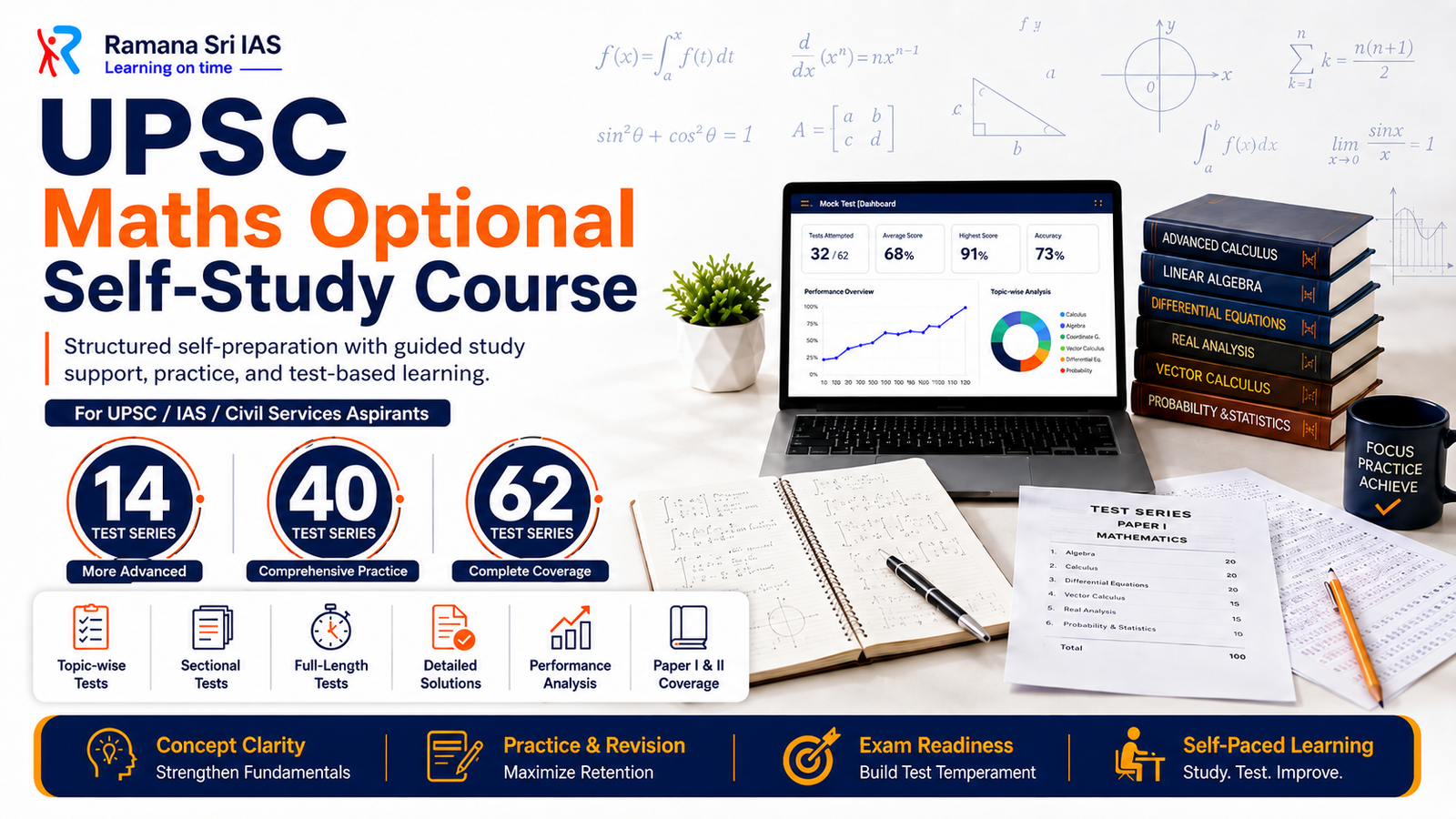 UPSC Maths Optional Self-Study Course - Ramana Sri IAS
