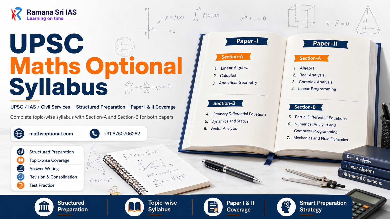 UPSC Maths Optional Syllabus - Ramana Sri IAS