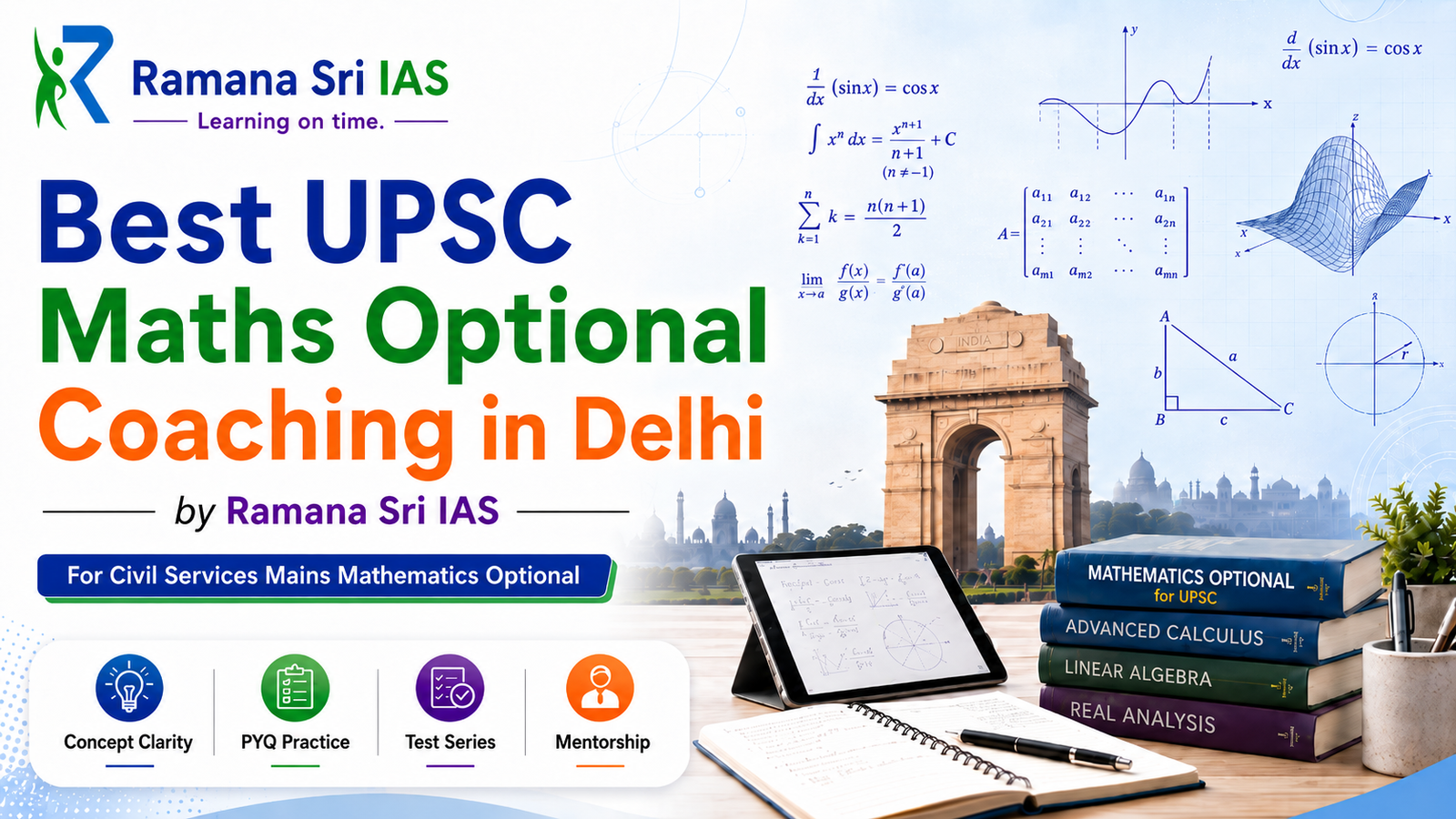 Best UPSC Maths Optional Coaching in Delhi - Ramana Sri IAS