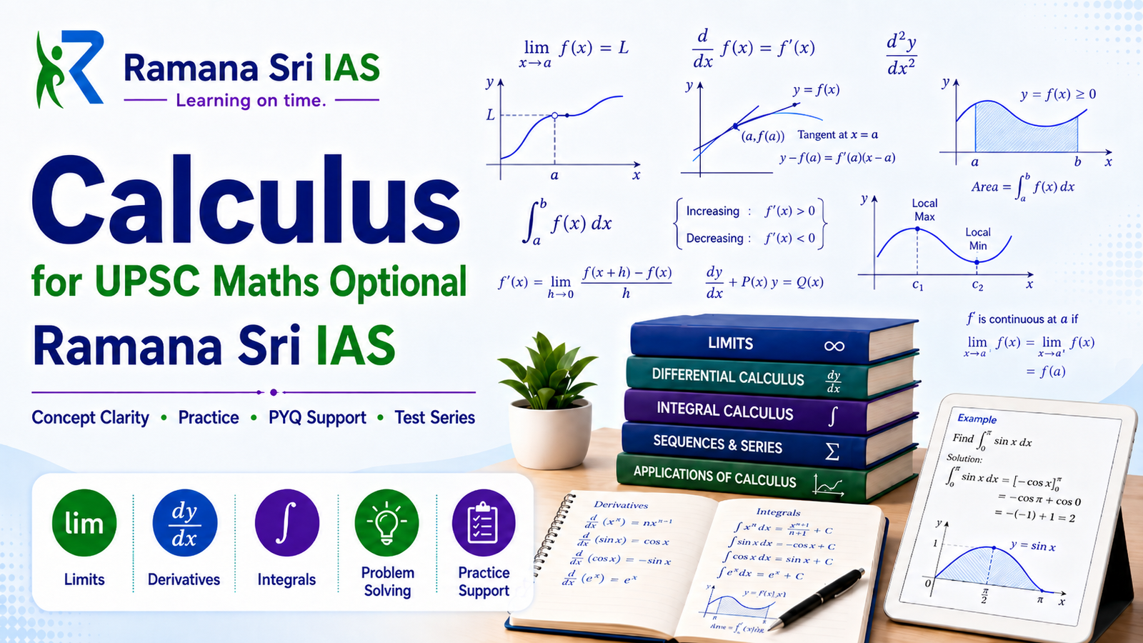 Calculus for UPSC Maths Optional - Ramana Sri IAS Calculus for UPSC Maths Optional by Ramana Sri IAS