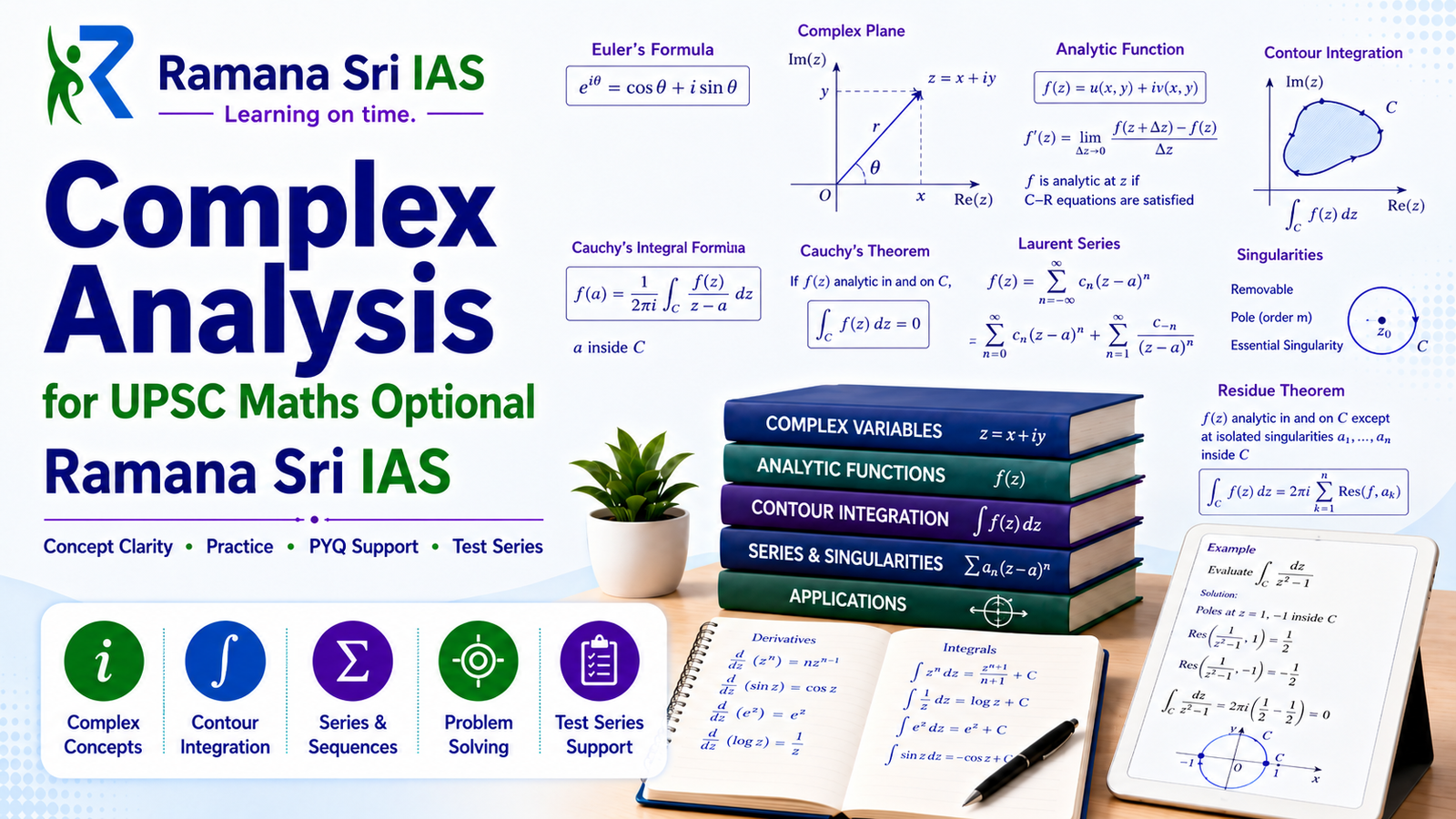 Complex Analysis for UPSC Maths Optional - Ramana Sri IAS Complex Analysis for UPSC Maths Optional by Ramana Sri IAS